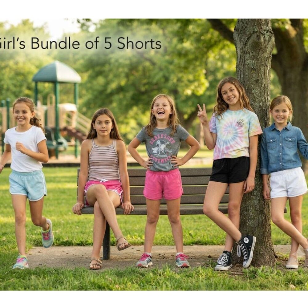 Girl's Bundle of 5 Shorts